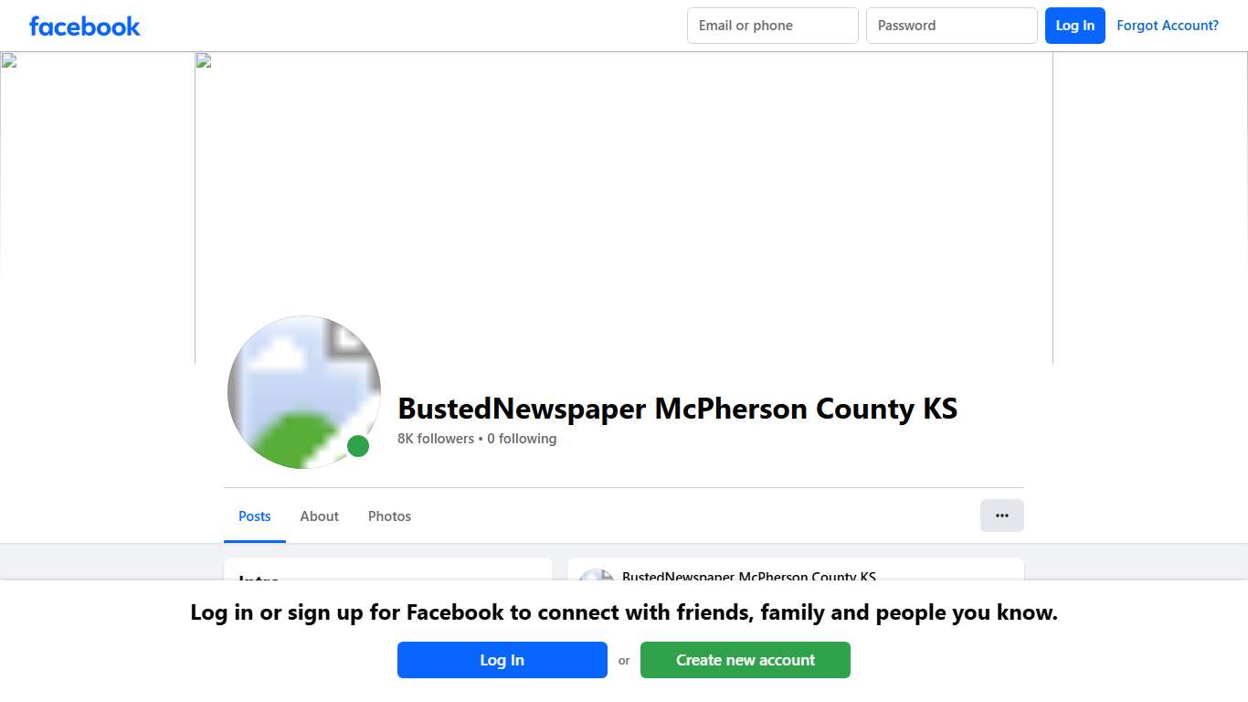 BustedNewspaper McPherson County KS Facebook